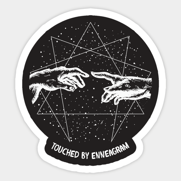 Touched by Enneagram Sticker by Enneaverse